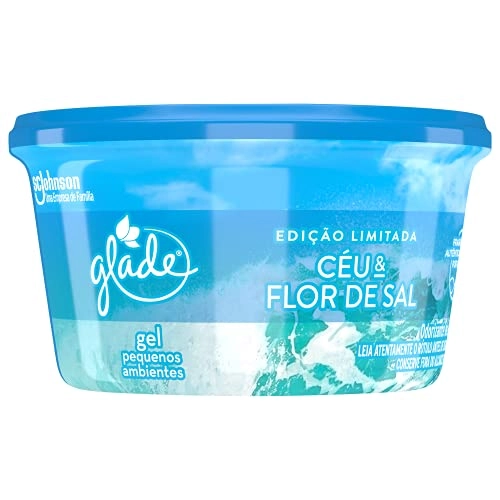 Odorizador De Ambiente Gel Céu Flor De Sal Glade Pote 70g