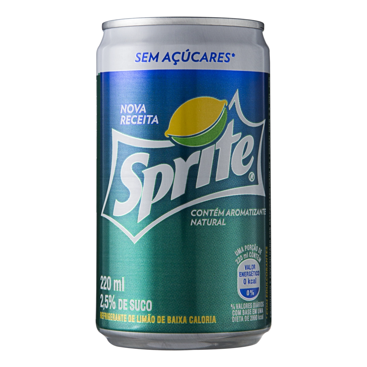 Refrigerante Limão Sem Açúcares Sprite Lata 220ml