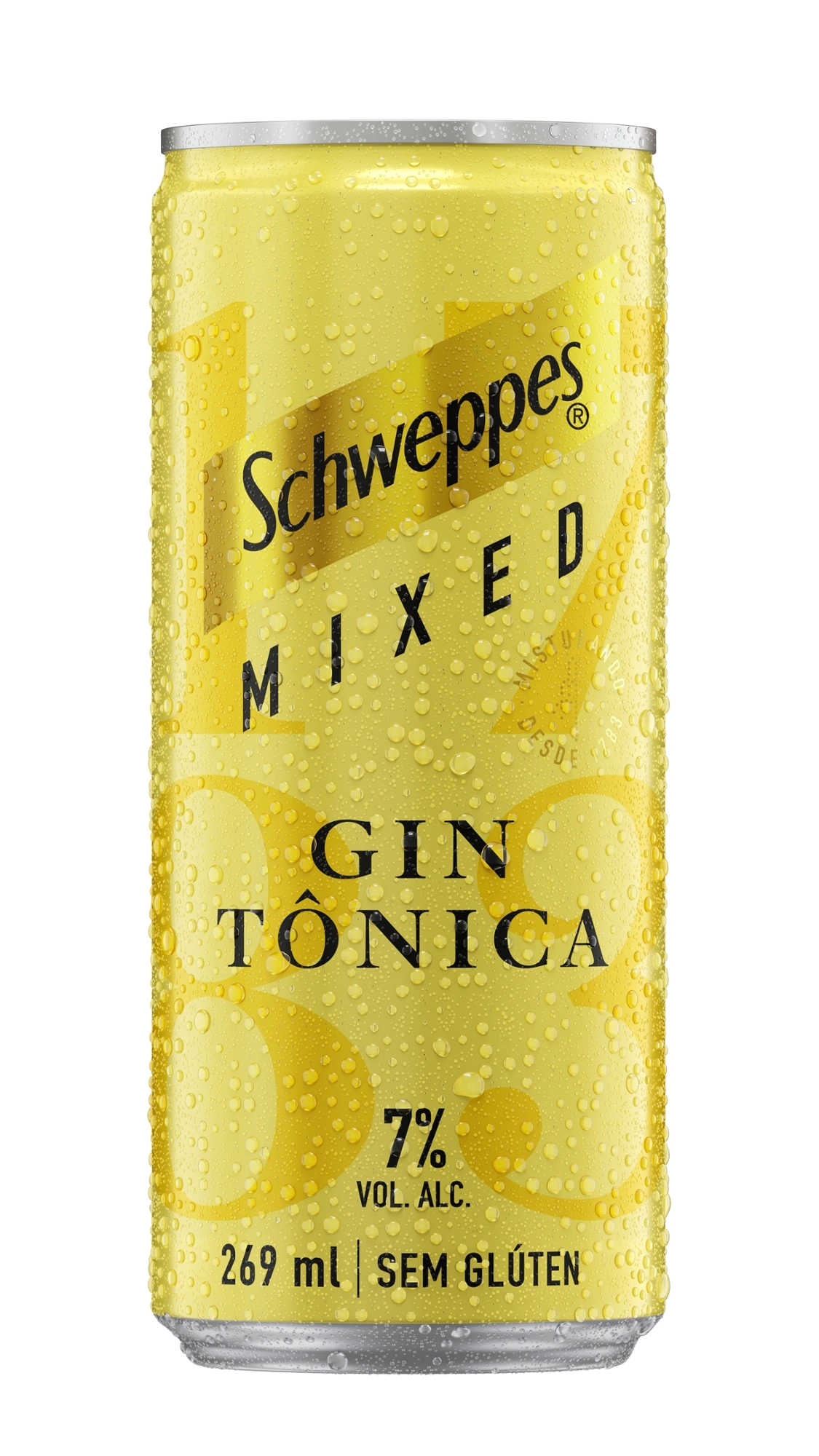 Gin Tônica Schweppes Mixed Lata 269ml