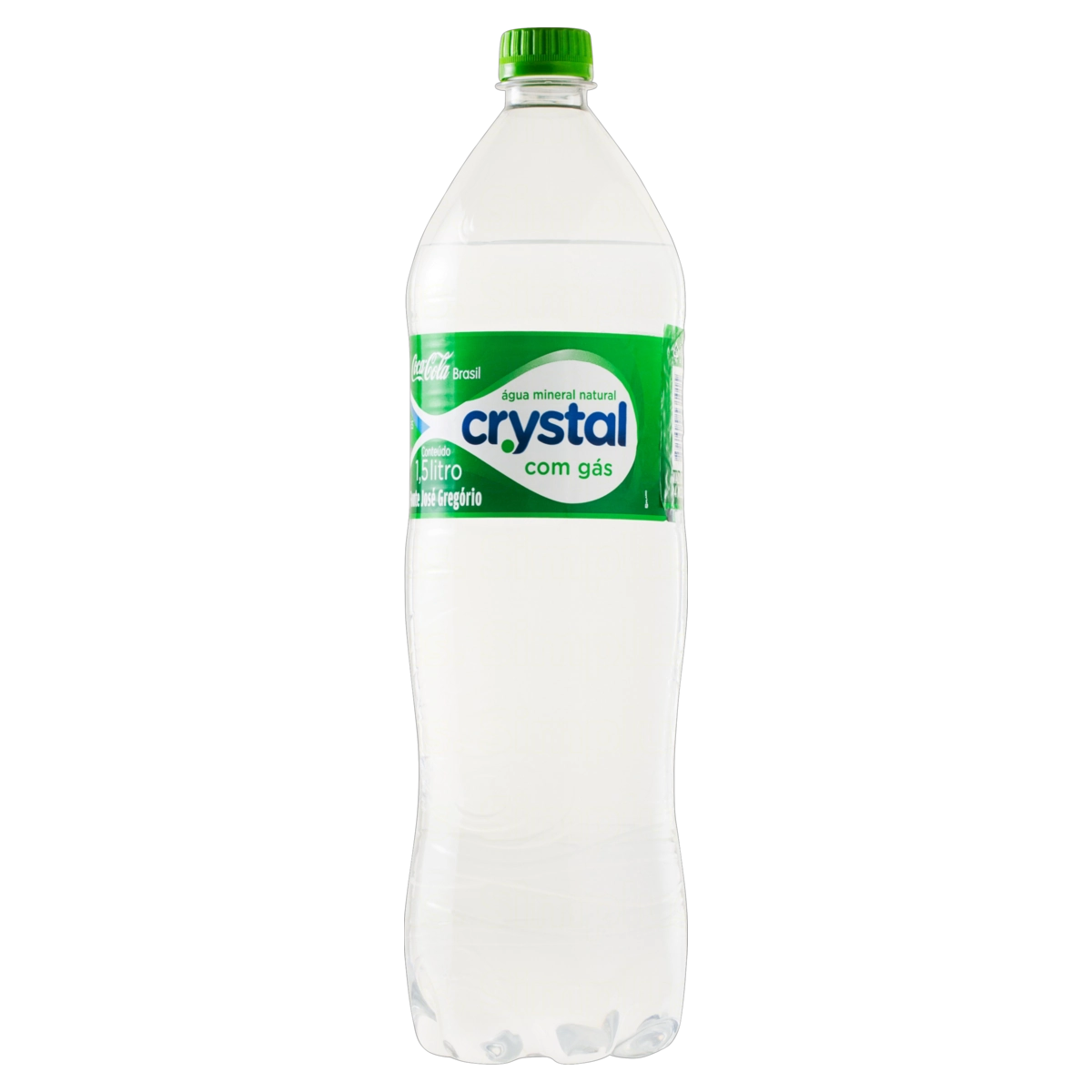 água Mineral Natural Com Gás Crystal Garrafa 1,5l