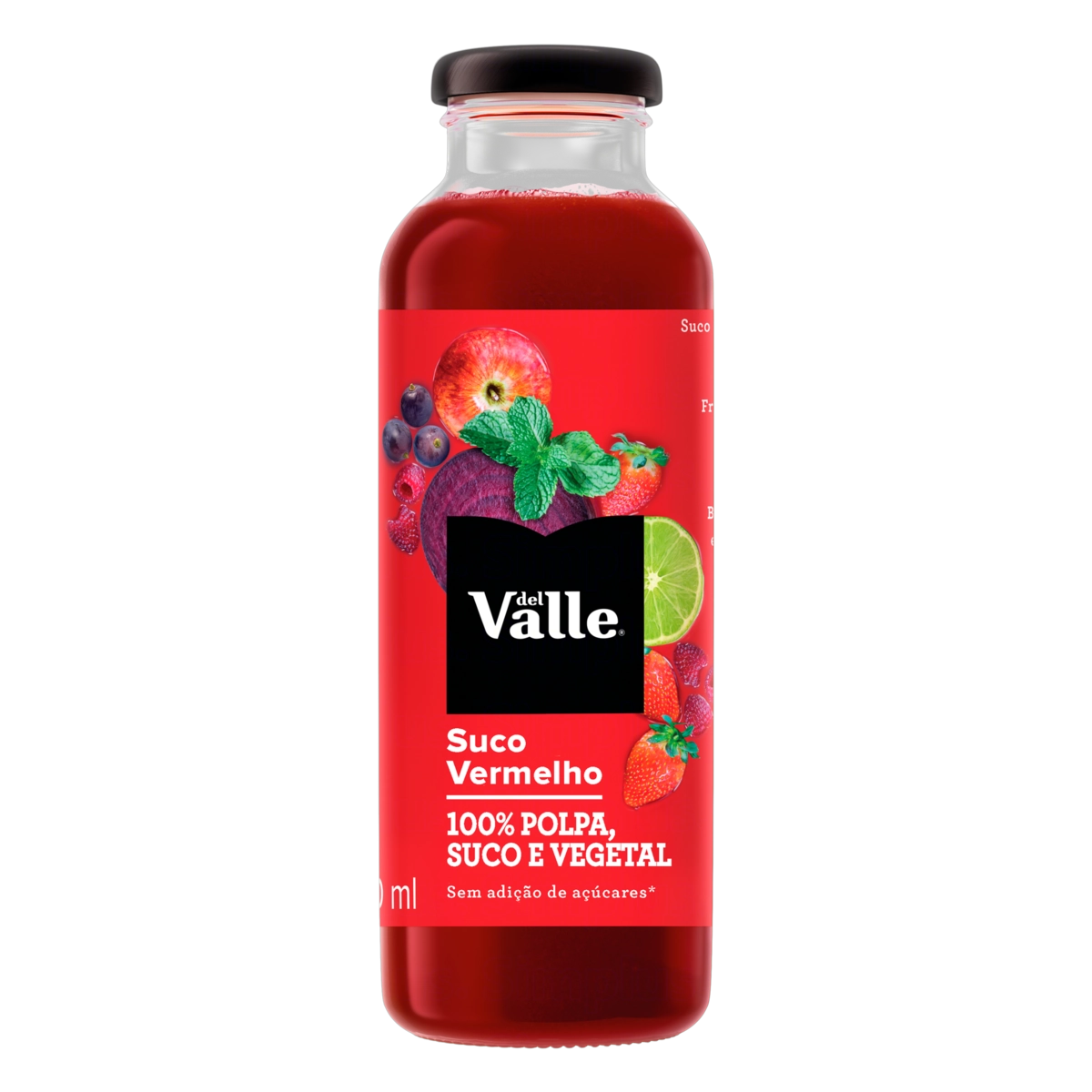 Suco Vermelho Del Valle Garrafa 300ml