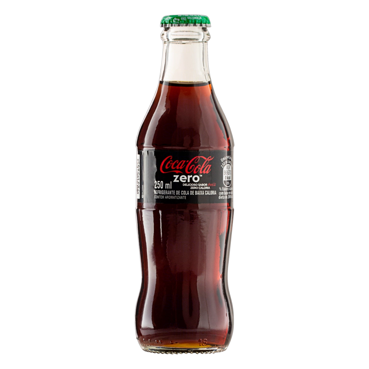 Refrigerante Coca Cola Zero Garrafa 250ml