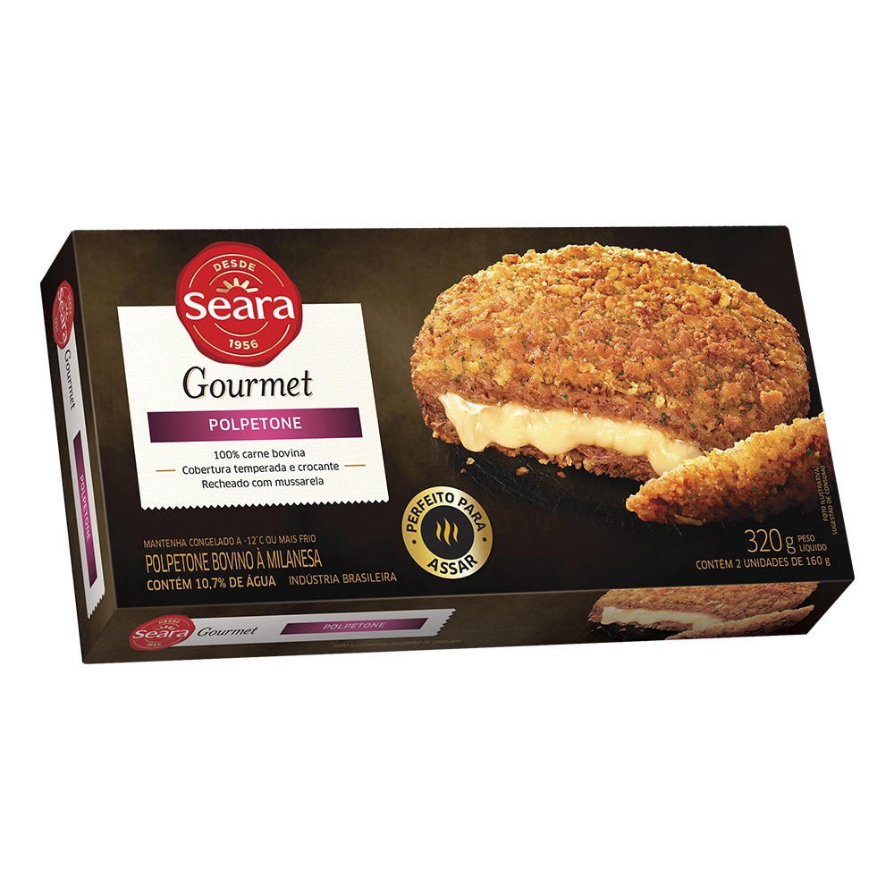 Polpetone Seara Gourmet 320g Milanesa