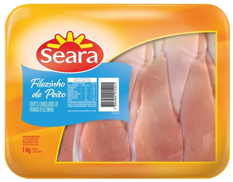 Filezinho Sassami Seara 1kg Bandeja