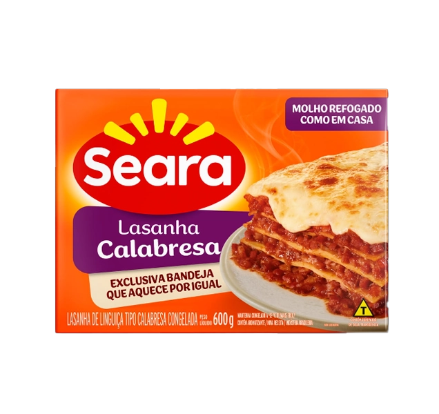 Lasanha Seara Calabresa 600gr