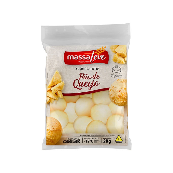 Pao Queijo Massa Leve 2kg
