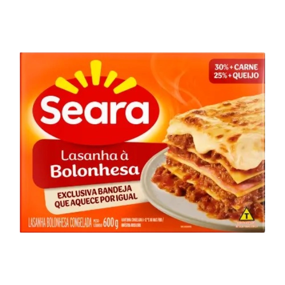Lasanha Seara Bolonhesa 600gr