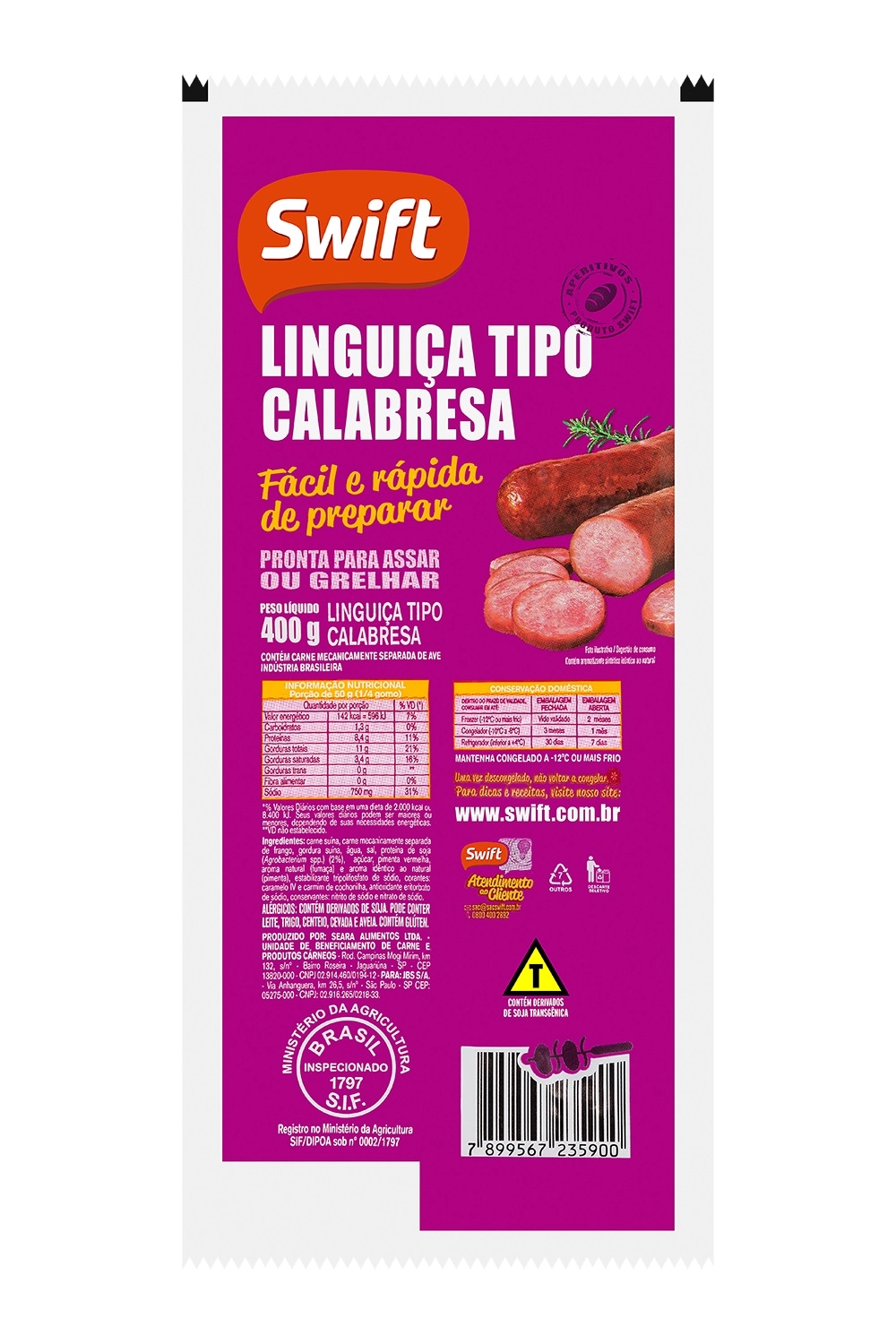 Ling Calab Swift Def 400g