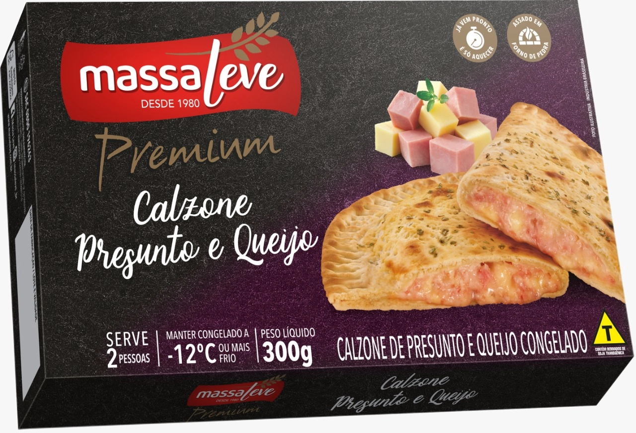 Calzone Massa Leve Presunto/queijo 300g