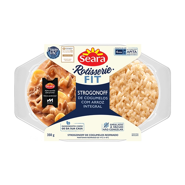 Strogonoff Seara Rotisserie 350g Cogumelos/arroz Int