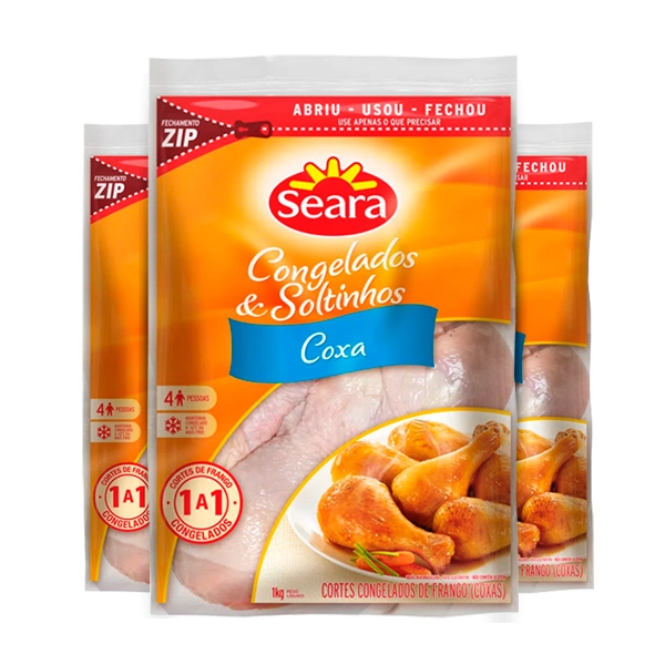 Cortes Frango Seara Coxa 1kg