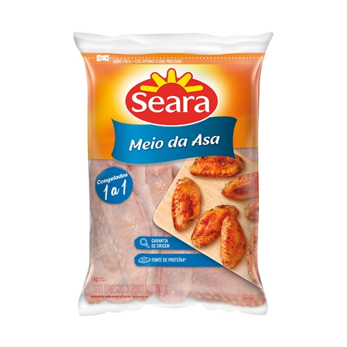 Meio Da Asa Seara 1kg Bdj