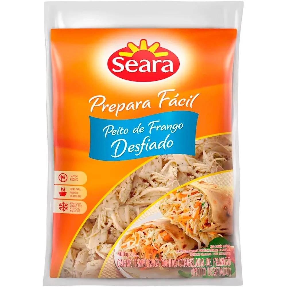 Peito Frango Seara 400g Desfiado