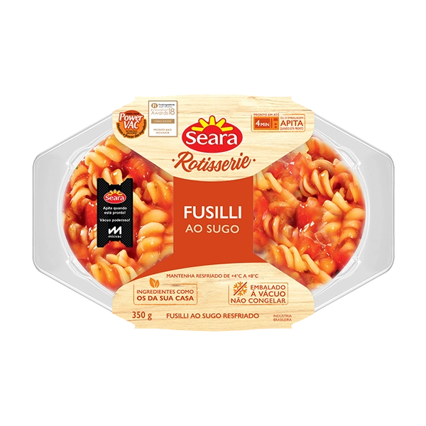 Fusilli Ao Sugo Seara 350g Cong