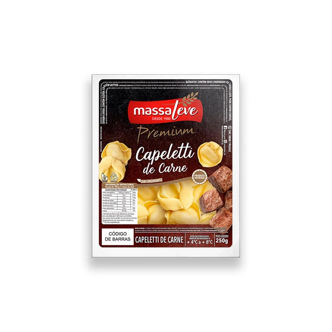Capeletti Massaleve Premium 250g Carne