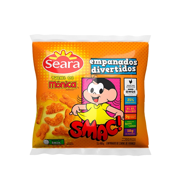 Empanado Frango Seara Divertidos 400g