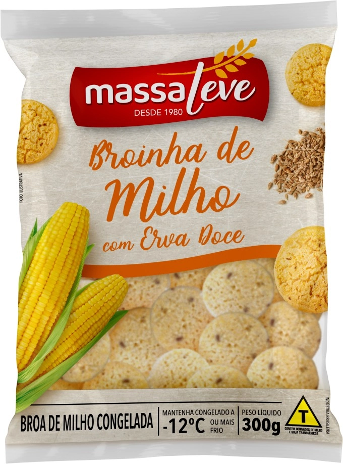 Broa Milho Cong Massa Leve C/erva Doce 300g