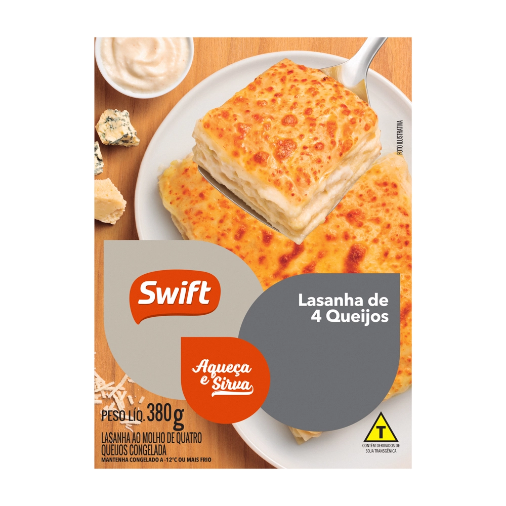Lasanha Swift 4 Queijos 380g