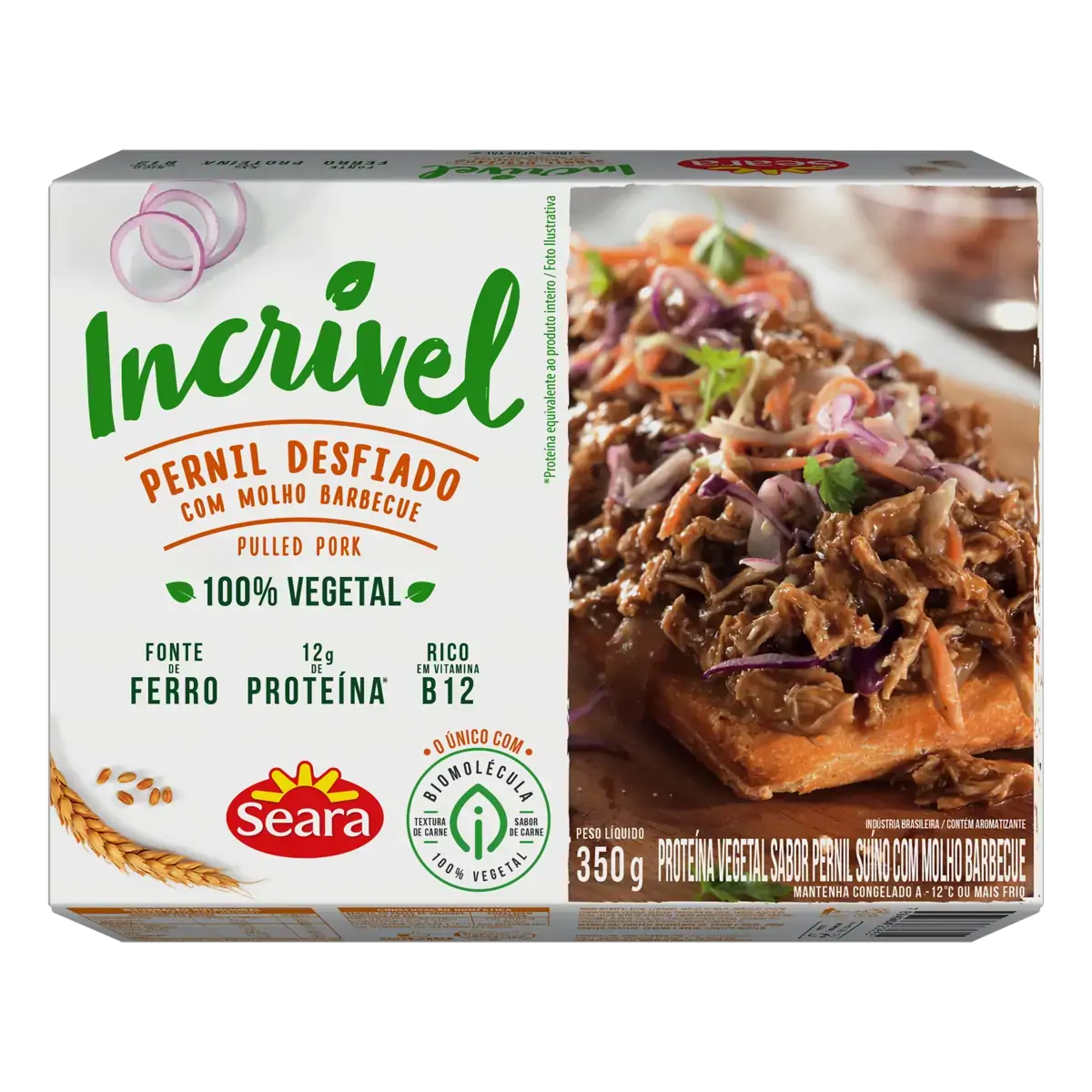 Pernil Vegetal Desfiado Incrível Caixa 350g