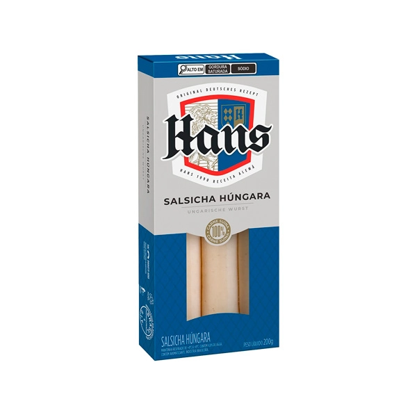Salsicha Frigor Hans 200g Hungara