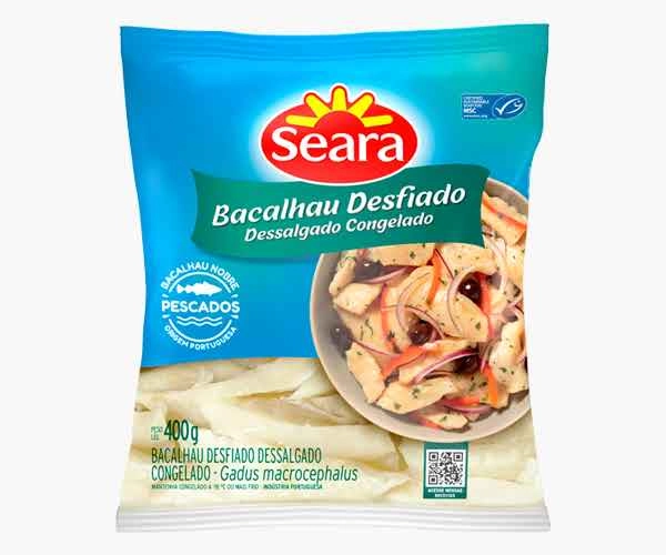 Bacalhau Seara 400g Desfiado Cong.
