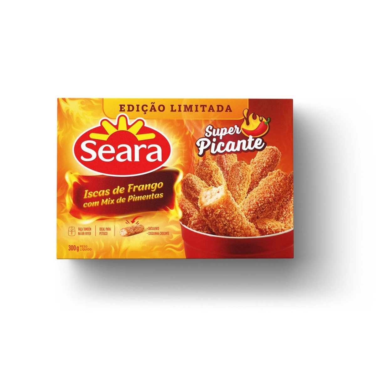 Iscas Frango Seara Mix De Pimentas Super Picante 300g