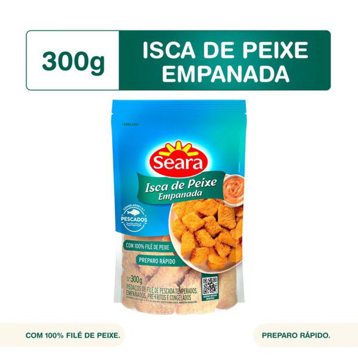 Tirinha De Peixe Seara 300g