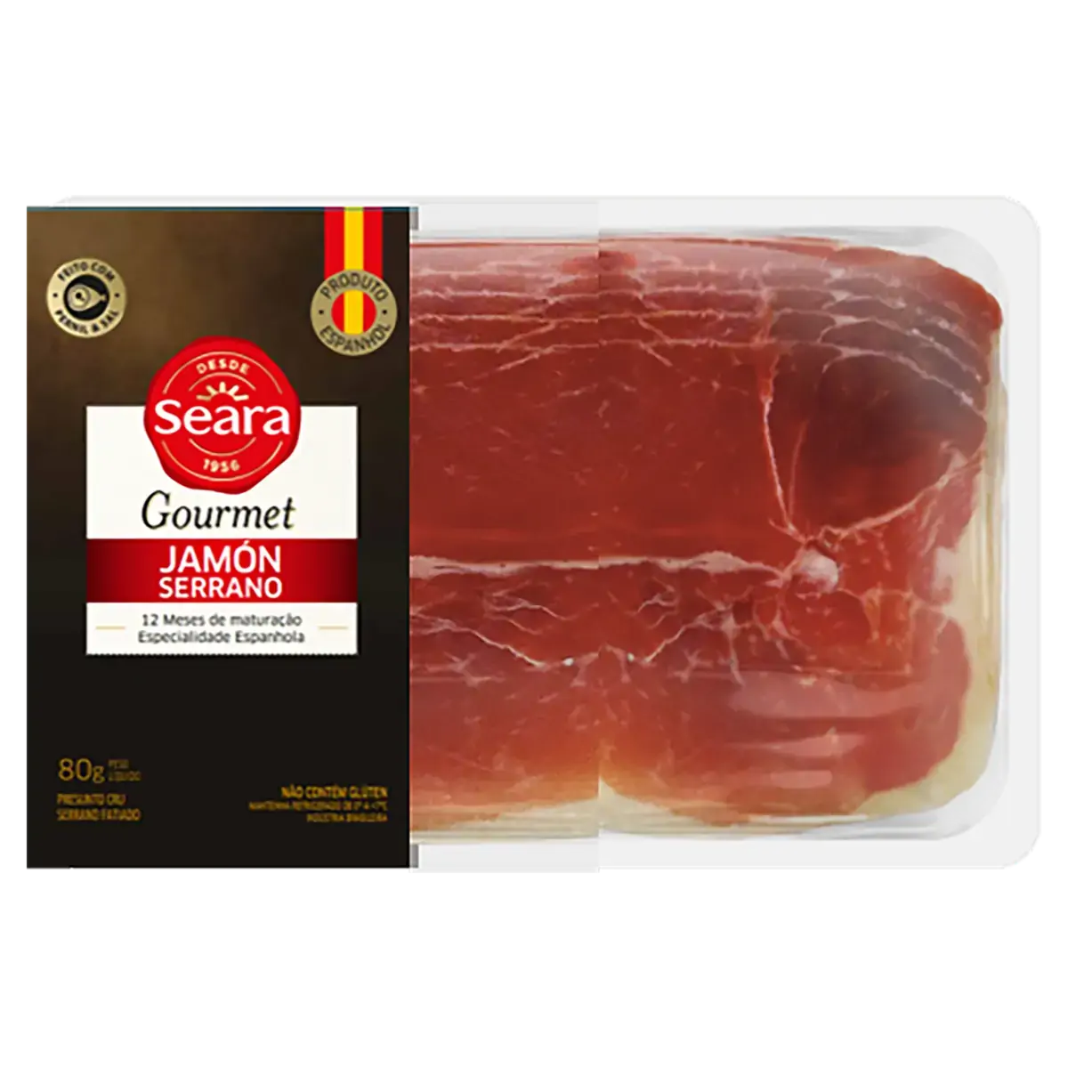 Presunto Serrano Fatiado Seara Gourmet 80g