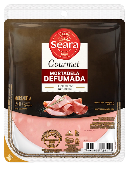 Mortadela Defumada Seara Gourmet 180g