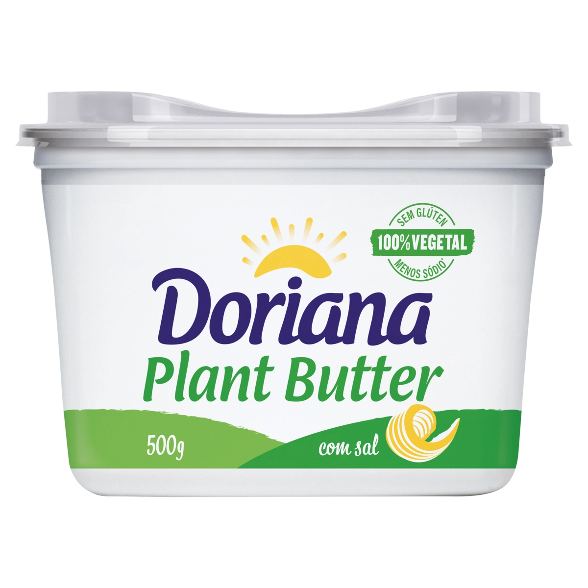 Margarina Com Sal Doriana Plant Butter Pote 500g