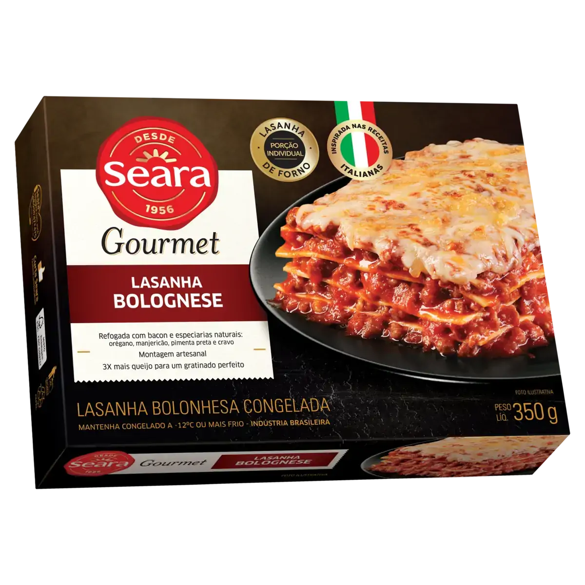Lasanha Bolognese Seara Gourmet Caixa 350g
