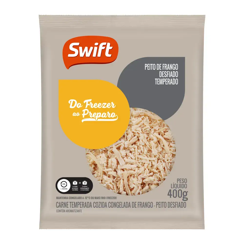 Peito De Frango Desfiado Swift 400g