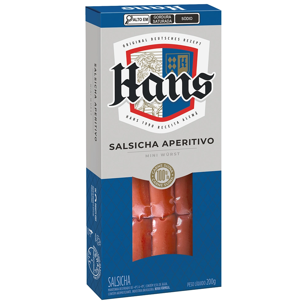 Salsicha Hans Aperitivo Cry 200g