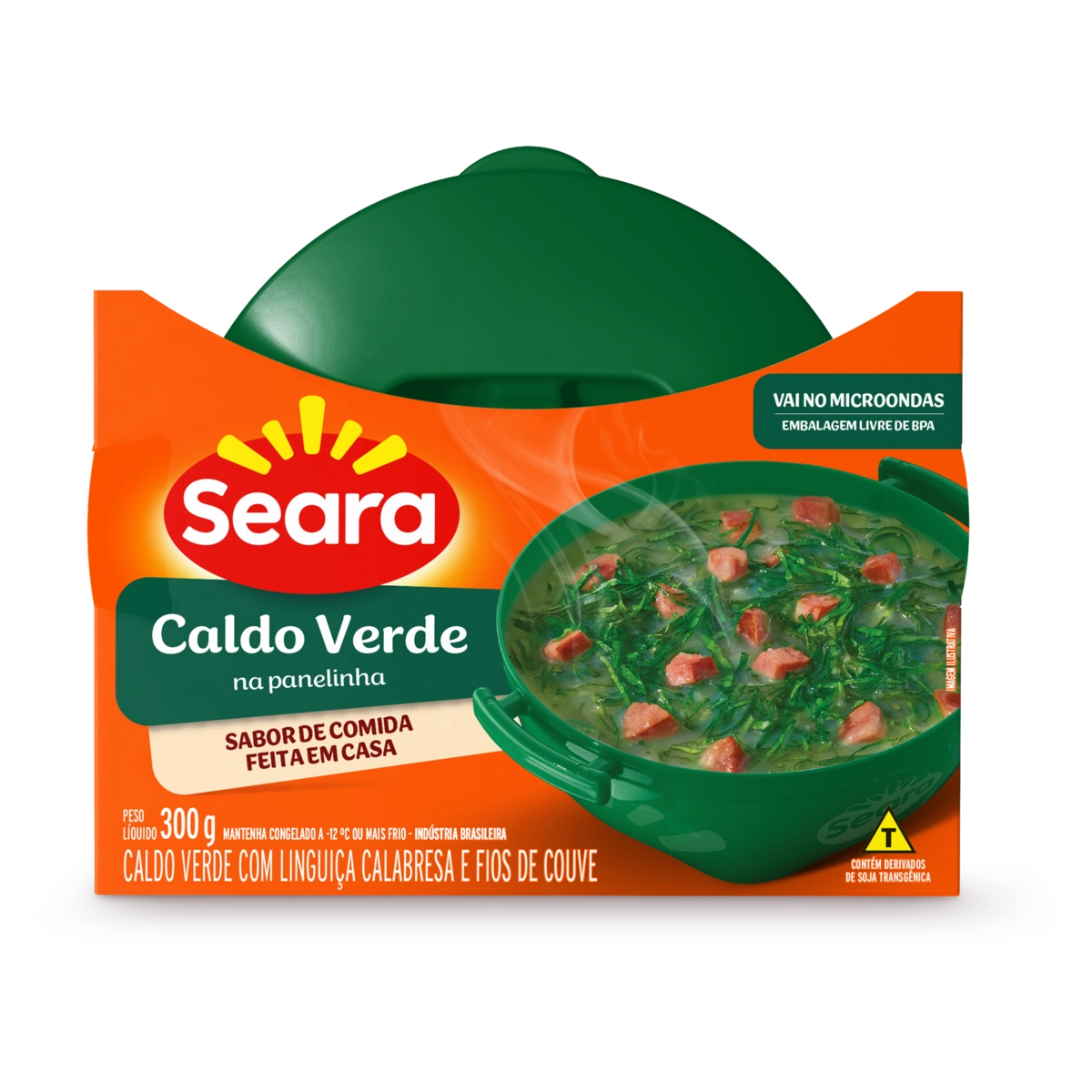 Caldo Verde Congelado Seara Na Panelinha Pote 300g