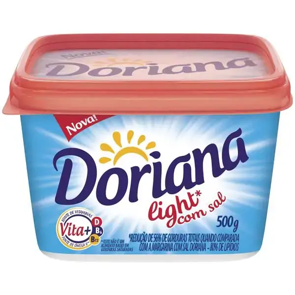 Margarina Cremosa Light Doriana Com Sal 500g