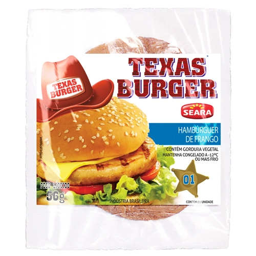 Hamb. Frango Seara Texas 2,016kg