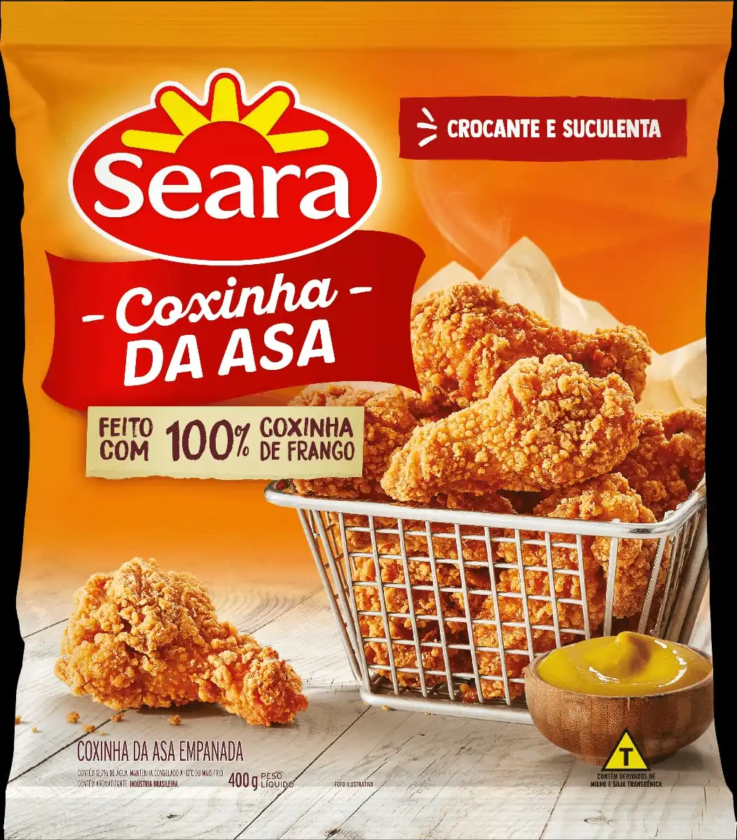 Coxinha Seara Da Asa Trad Cong 400g