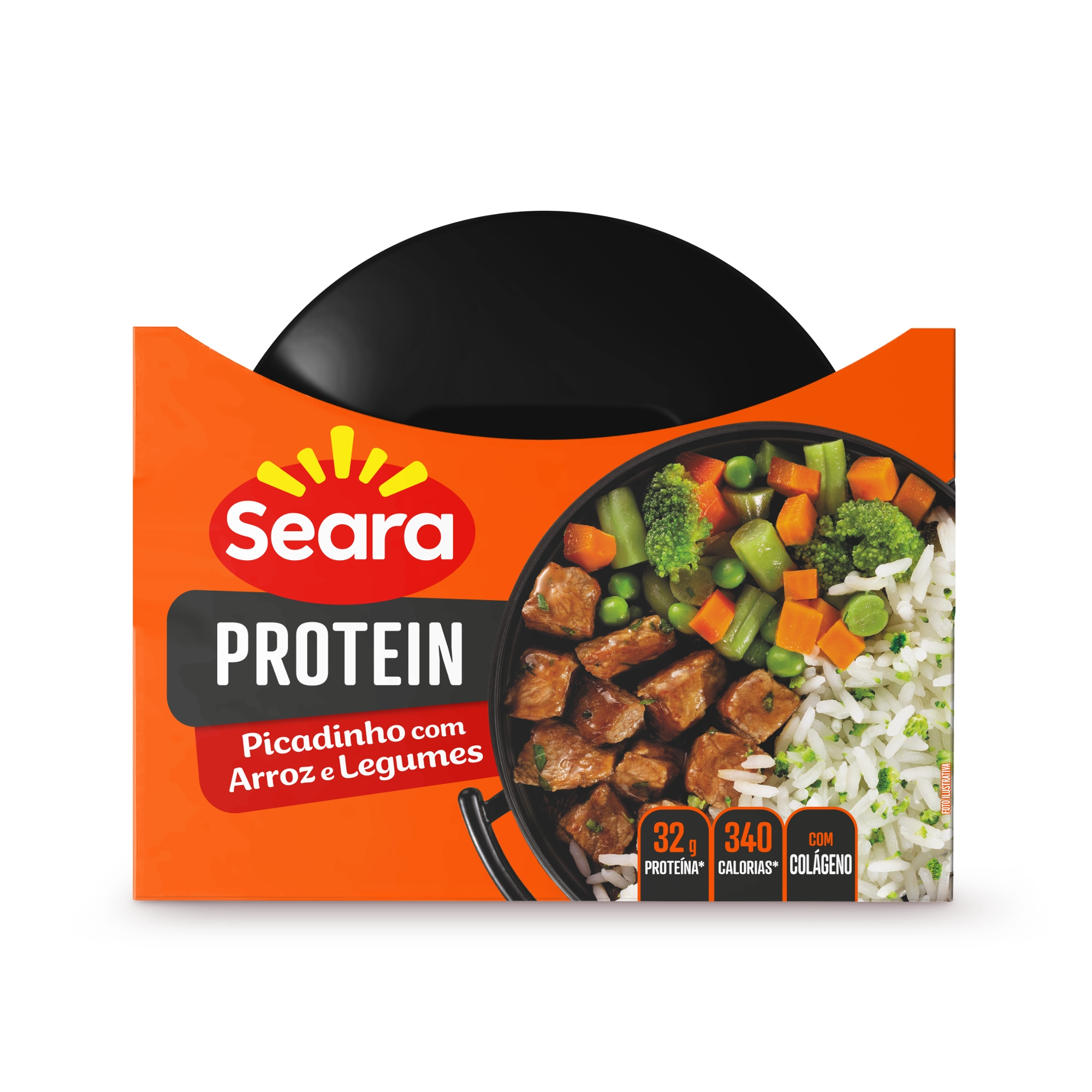 Picadinho/arroz/legumes Seara Protein 270g