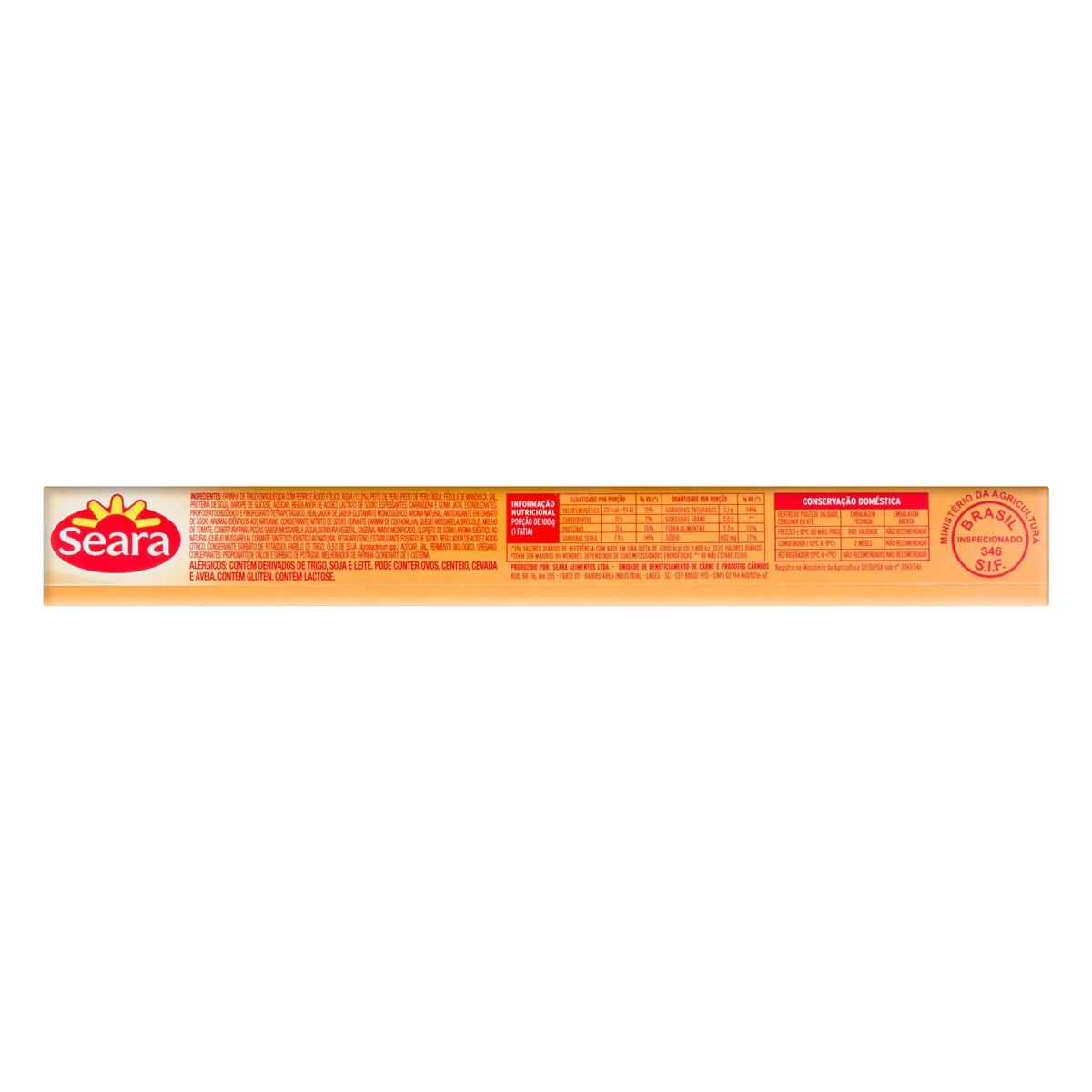 Pizza Seara Peito De Peru