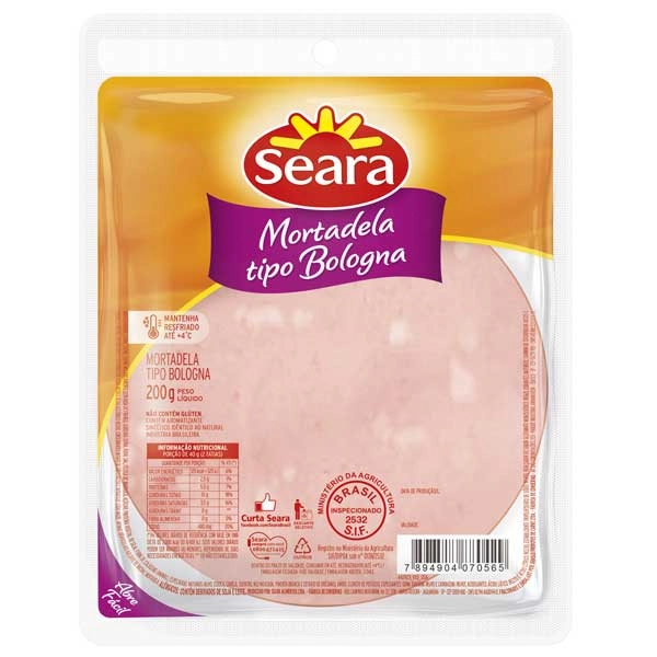 Mortadela Seara Bologna Fatiada