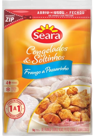Frango A Passarinho Seara 1kg