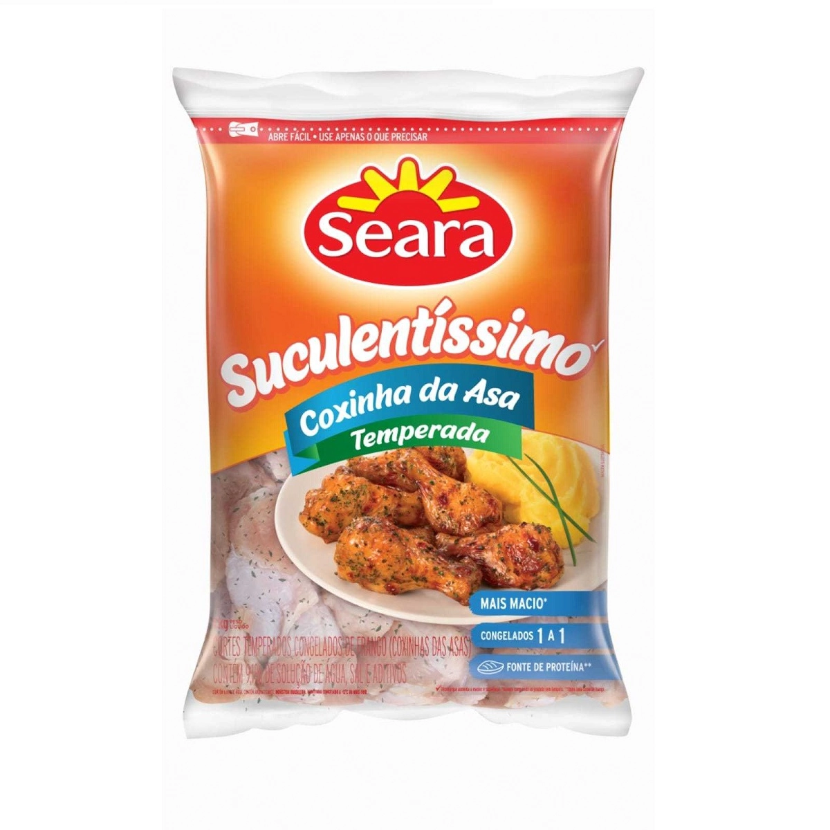 Coxinha Da Asa Seara 1kg Iqf Temperado