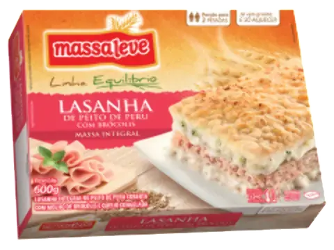 Lasanha Massaleve 600g Peito De Peru/brocolis