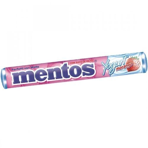 Drops Mentos Stick Morango Yogurt 16un