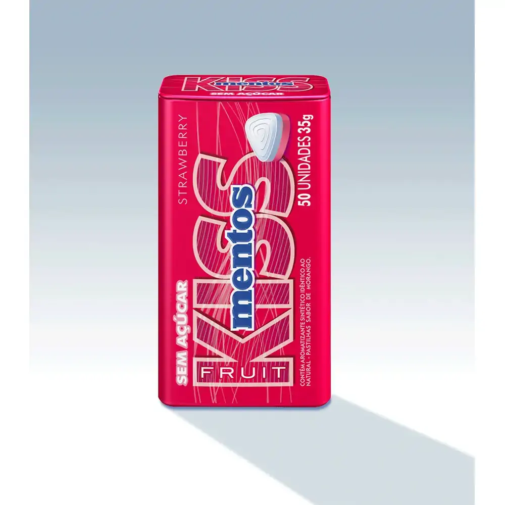 Mentos Kiss Morango