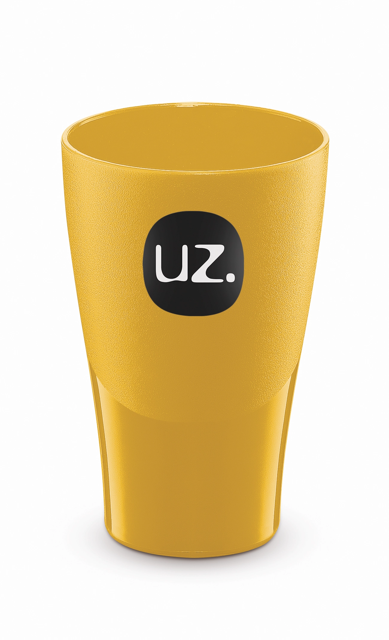 Copo 300ml Amarelo Solido De Plastico