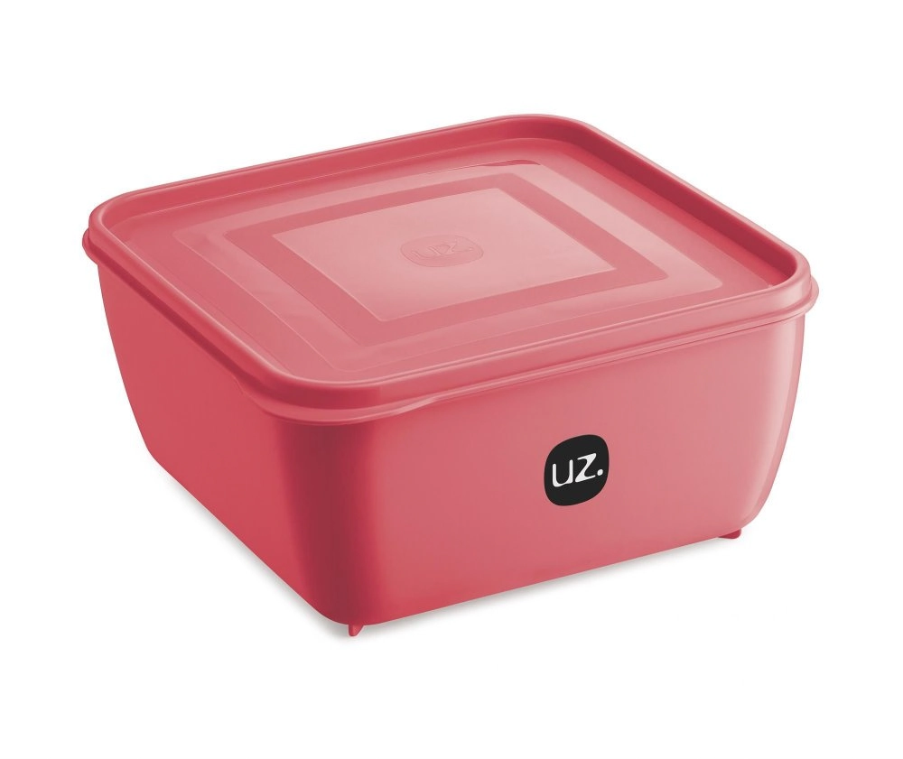Pote Multiuso Quadrado Uz 5lts Coral