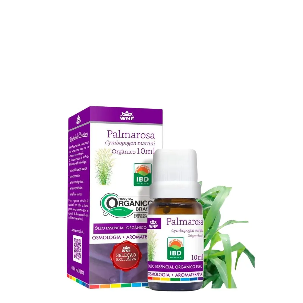 Oleo Essencial Puro De Palmarosa 10ml Wnf