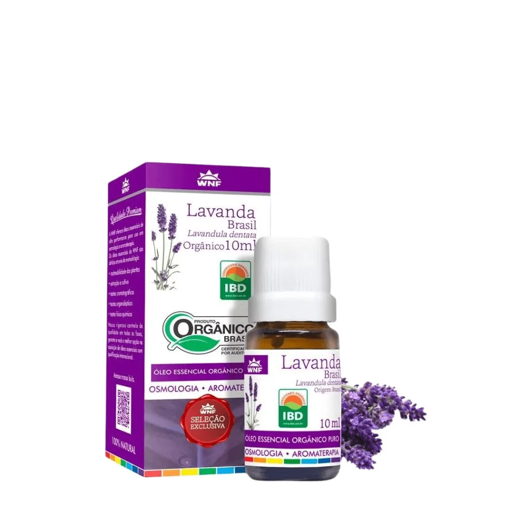 Oleo Essencial Puro De Lavanda Brasil 10ml Wnf