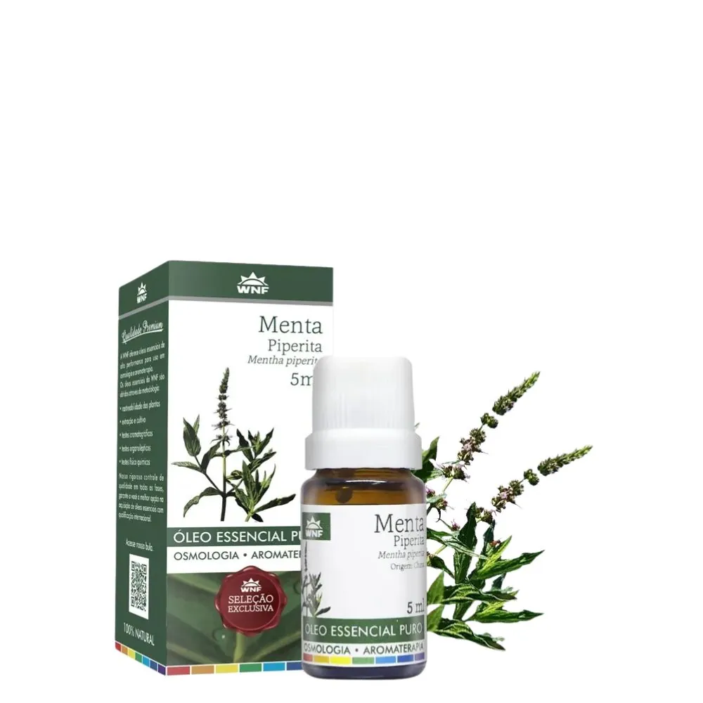 Oleo Essencial Puro Menta Piperita 5ml Wnf Aromagia